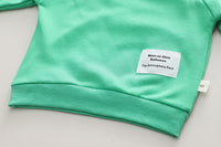 Load image into Gallery viewer, 2 Pieces Set Baby Kid Boys Letters Hoodies Sweatshirts And Solid Color Pants Wholesale 230206510
