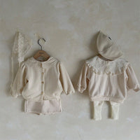 Load image into Gallery viewer, Baby Girls Solid Color Flower Print Tops Wholesale 230206515
