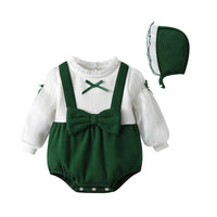 Load image into Gallery viewer, Baby Girls Bow Rompers Wholesale 23020664
