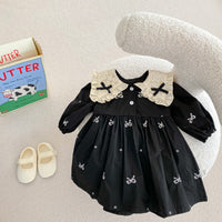 Load image into Gallery viewer, Baby Girls Flower Bow Rompers Wholesale 23020808
