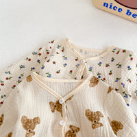Load image into Gallery viewer, Baby Unisex Flower Cartoon Print Jackets Outwears Wholesale 23020812

