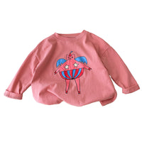Load image into Gallery viewer, Baby Kid Girls Letters Cartoon Expression Tops Wholesale 230208173
