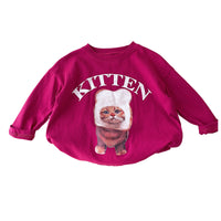 Load image into Gallery viewer, Baby Kid Girls Letters Cartoon Expression Tops Wholesale 230208173
