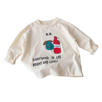 Load image into Gallery viewer, Baby Kid Girls Letters Cartoon Expression Tops Wholesale 230208173
