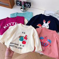 Load image into Gallery viewer, Baby Kid Girls Letters Cartoon Expression Tops Wholesale 230208173
