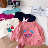 Load image into Gallery viewer, Baby Kid Girls Letters Cartoon Expression Tops Wholesale 230208173
