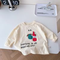 Load image into Gallery viewer, Baby Kid Girls Letters Cartoon Expression Tops Wholesale 230208173
