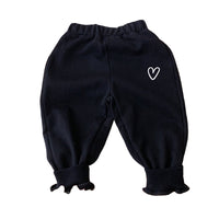 Load image into Gallery viewer, Baby Kid Girls Solid Color Love heart Pants Wholesale 230208175
