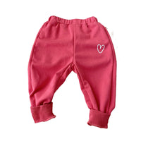 Load image into Gallery viewer, Baby Kid Girls Solid Color Love heart Pants Wholesale 230208175
