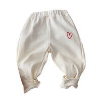 Load image into Gallery viewer, Baby Kid Girls Solid Color Love heart Pants Wholesale 230208175
