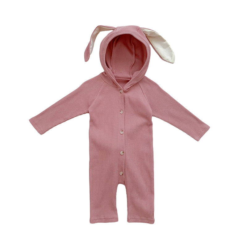 Baby Girls Cartoon Muslin&Ribbed Jumpsuits Wholesale 23020822