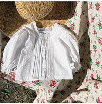 Load image into Gallery viewer, 2 Pieces Set Baby Girls Lace Tops And Solid Color Rompers Wholesale 230208241
