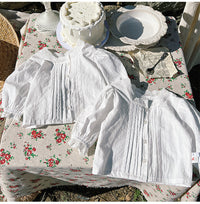 Load image into Gallery viewer, 2 Pieces Set Baby Girls Lace Tops And Solid Color Rompers Wholesale 230208241
