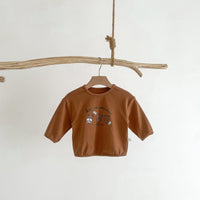 Load image into Gallery viewer, Baby Unisex Letters Animals Cartoon Print Tops Wholesale 230208256
