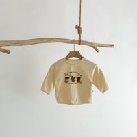 Load image into Gallery viewer, Baby Unisex Letters Animals Cartoon Print Tops Wholesale 230208256
