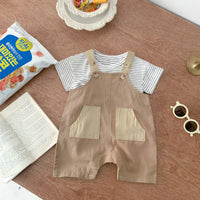 Load image into Gallery viewer, Baby Unisex Color-blocking Jumpsuits Wholesale 230208263
