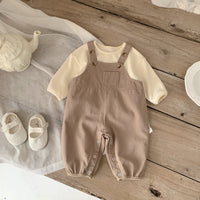 Load image into Gallery viewer, Baby Unisex Solid Color Jumpsuits Wholesale 230208276
