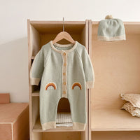 Load image into Gallery viewer, Baby Unisex Rainbow Crochet Jumpsuits Wholesale 230208292
