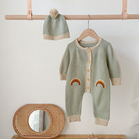 Load image into Gallery viewer, Baby Unisex Rainbow Crochet Jumpsuits Wholesale 230208292
