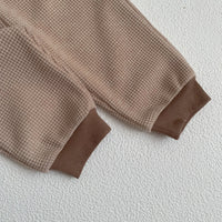 Load image into Gallery viewer, 2 Pieces Set Baby Unisex Solid Color Hoodies Sweatshirts And Pants Wholesale 23020830
