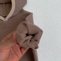 Load image into Gallery viewer, 2 Pieces Set Baby Unisex Solid Color Hoodies Sweatshirts And Pants Wholesale 23020830
