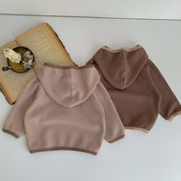 Load image into Gallery viewer, 2 Pieces Set Baby Unisex Solid Color Hoodies Sweatshirts And Pants Wholesale 23020830

