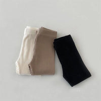 Load image into Gallery viewer, Baby Unisex Solid Color Muslin&amp;Ribbed Pants Leggings Wholesale 23020831
