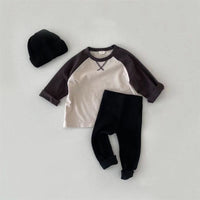 Load image into Gallery viewer, Baby Unisex Solid Color Muslin&amp;Ribbed Pants Leggings Wholesale 23020831

