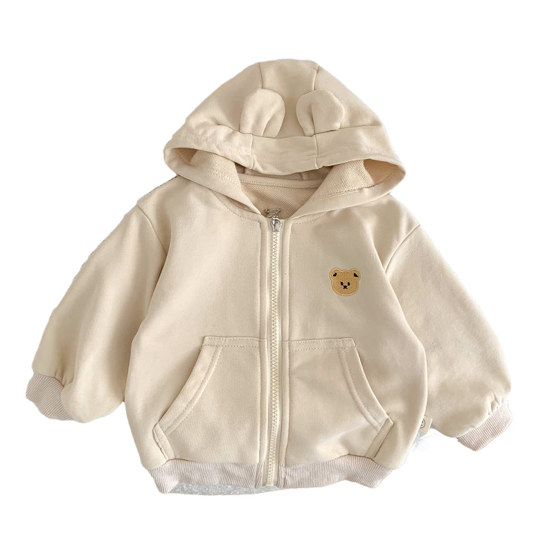 Baby Unisex Animals Rabbit Embroidered Jackets Outwears Wholesale 23020832