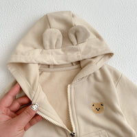 Load image into Gallery viewer, Baby Unisex Animals Rabbit Embroidered Jackets Outwears Wholesale 23020832

