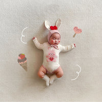 Load image into Gallery viewer, Baby Unisex Letters Love heart Rabbit Print Easter Rompers Wholesale 230208338
