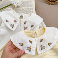 Load image into Gallery viewer, Baby Girls Striped Embroidered Tops Wholesale 230208343
