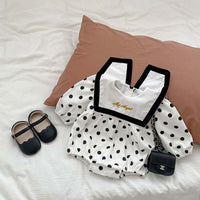 Load image into Gallery viewer, Baby Girls Letters Polka dots Rompers Wholesale 230208350
