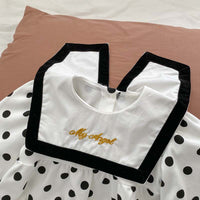 Load image into Gallery viewer, Baby Girls Letters Polka dots Rompers Wholesale 230208350
