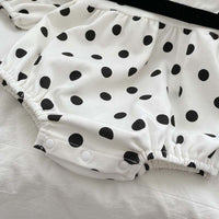 Load image into Gallery viewer, Baby Girls Letters Polka dots Rompers Wholesale 230208350
