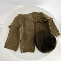 Load image into Gallery viewer, Baby Kid Girls Solid Color Cardigan Knitwear Wholesale 230208355

