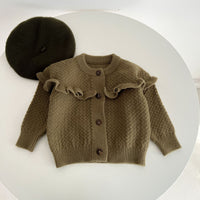 Load image into Gallery viewer, Baby Kid Girls Solid Color Cardigan Knitwear Wholesale 230208355

