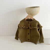 Load image into Gallery viewer, Baby Kid Girls Solid Color Cardigan Knitwear Wholesale 230208355
