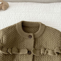 Load image into Gallery viewer, Baby Kid Girls Solid Color Cardigan Knitwear Wholesale 230208355
