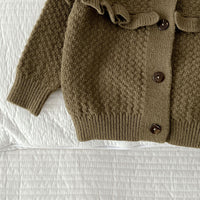 Load image into Gallery viewer, Baby Kid Girls Solid Color Cardigan Knitwear Wholesale 230208355

