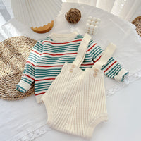 Load image into Gallery viewer, Baby Unisex Striped Sweaters Knitwear Wholesale 230208357
