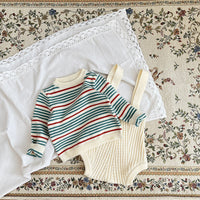 Load image into Gallery viewer, Baby Unisex Striped Sweaters Knitwear Wholesale 230208357
