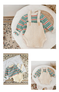 Load image into Gallery viewer, Baby Unisex Striped Sweaters Knitwear Wholesale 230208357
