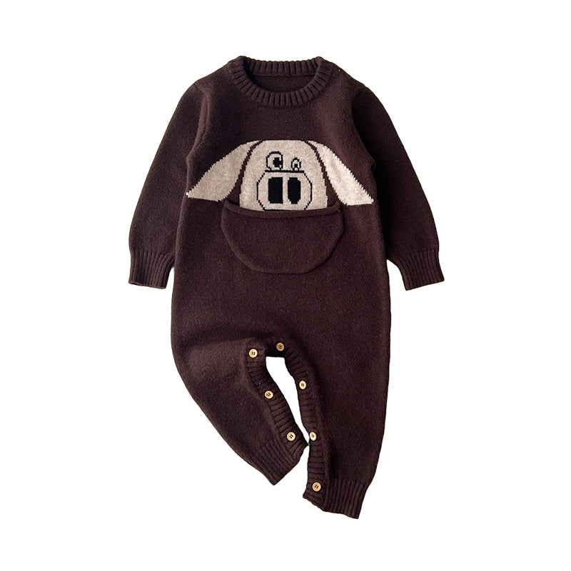 Baby Unisex Animals Knitwear Jumpsuits Wholesale 230208358