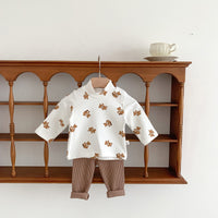 Load image into Gallery viewer, Baby Unisex Solid Color Muslin&amp;Ribbed Pants Leggings Wholesale 23020836
