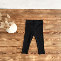 Load image into Gallery viewer, Baby Unisex Solid Color Muslin&amp;Ribbed Pants Leggings Wholesale 23020836
