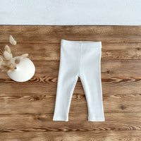 Load image into Gallery viewer, Baby Unisex Solid Color Muslin&amp;Ribbed Pants Leggings Wholesale 23020836
