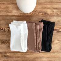 Load image into Gallery viewer, Baby Unisex Solid Color Muslin&amp;Ribbed Pants Leggings Wholesale 23020836
