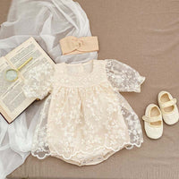 Load image into Gallery viewer, Baby Girls Embroidered Rompers Wholesale 230208372
