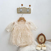 Load image into Gallery viewer, Baby Girls Embroidered Rompers Wholesale 230208372
